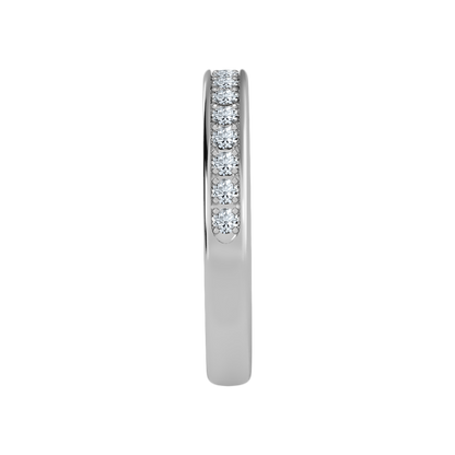 Feaush Half Eternity Band In 925 Sterling Silver - Four