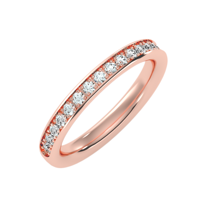 Feaush Half Eternity Band In 925 Sterling Silver - Five