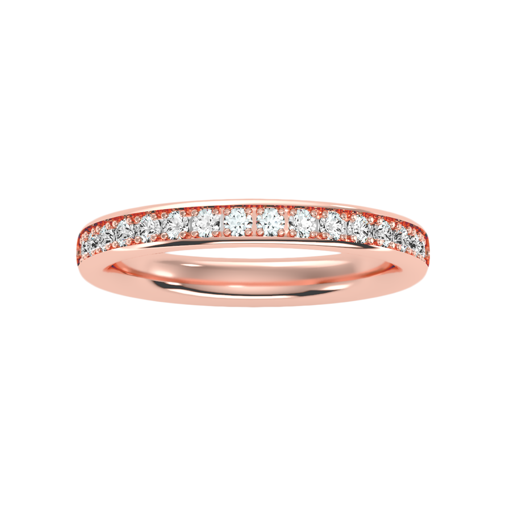 Feaush Half Eternity Band In 925 Sterling Silver - Six