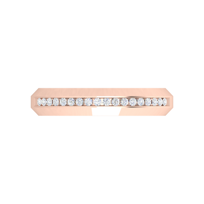 Fete Vibes Glitter Diamond Band In 925 Sterling Silver - Two
