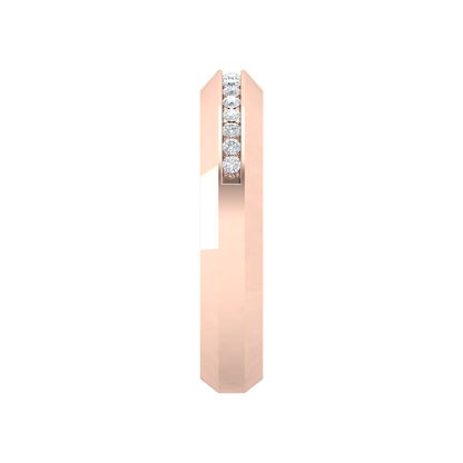 Fete Vibes Glitter Diamond Band In 925 Sterling Silver - Three