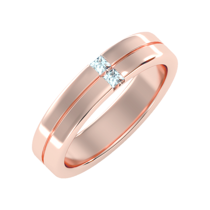 Finest Men's Broad Band Ring In 925 Sterling Silver - One