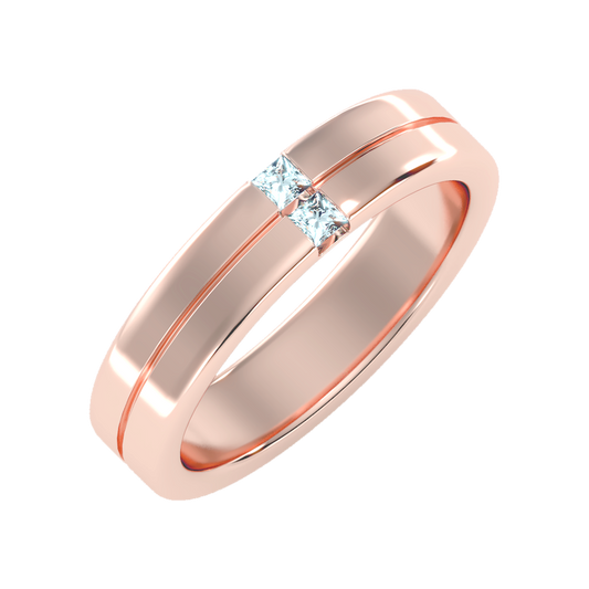 Finest Men's Broad Band Ring In 925 Sterling Silver - One