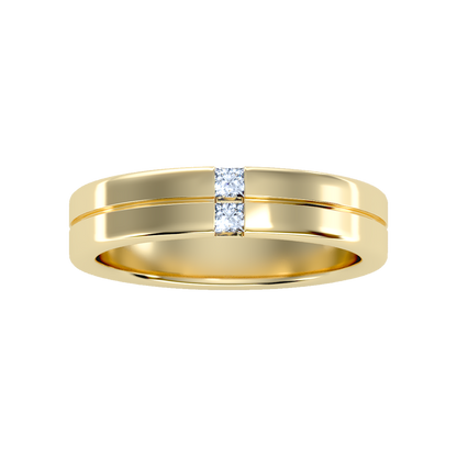 Finest Men's Broad Band Ring In 925 Sterling Silver - Ten