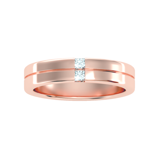 Finest Men's Broad Band Ring - Two