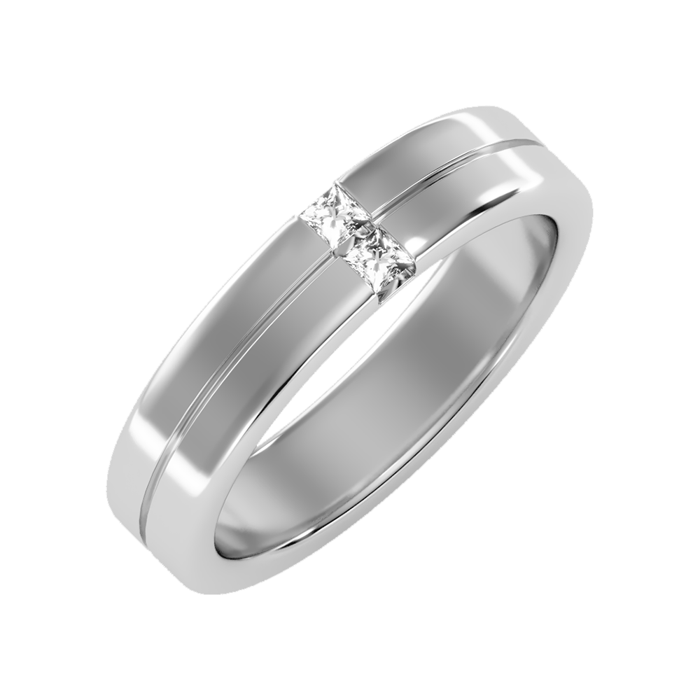 Finest Men's Broad Band Ring - Five