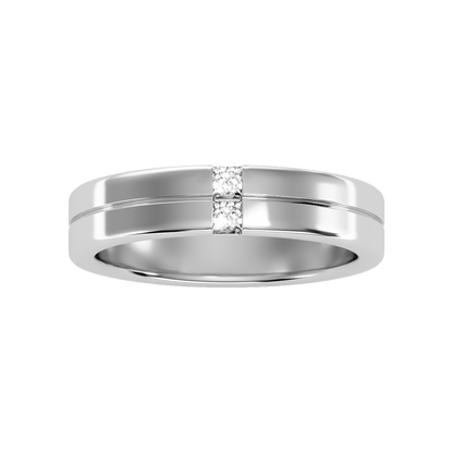 Finest Men's Broad Band Ring In 925 Sterling Silver - Six