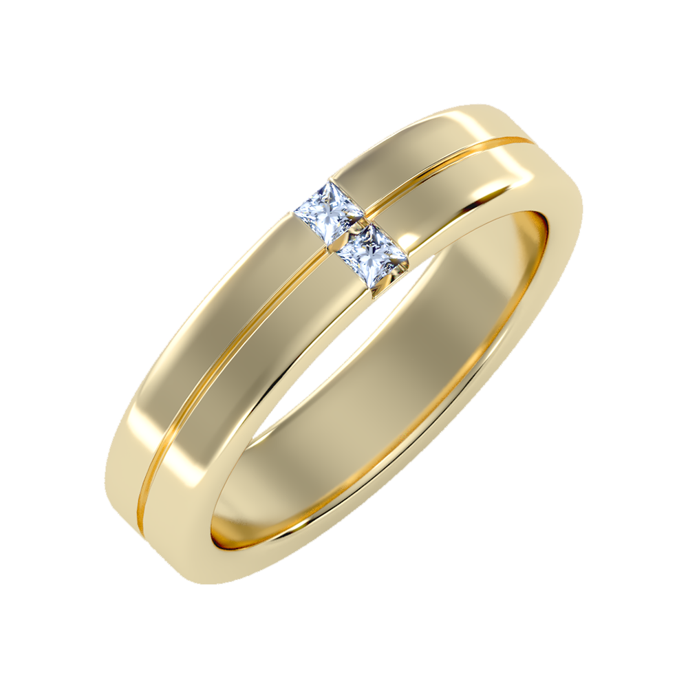 Finest Men's Broad Band Ring In 925 Sterling Silver - Nine