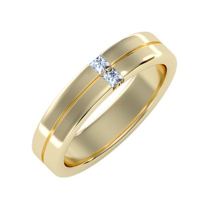 Finest Men's Broad Band Ring In 925 Sterling Silver - Nine