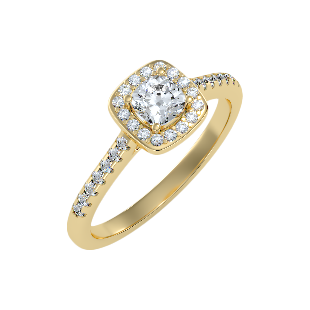 Fine Solitaire Ring - Nine