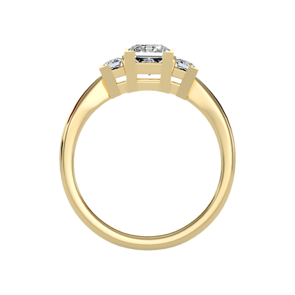 Flashing Tri Stone Ring - Twelve