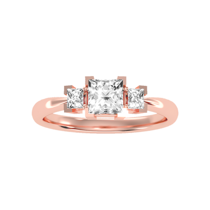 Flashing Tri Stone Ring - Two