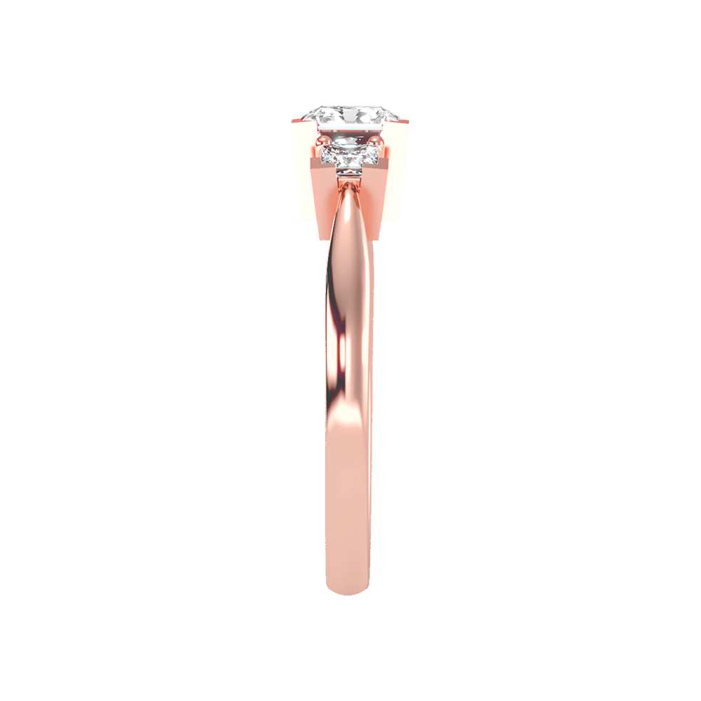 Flashing Tri Stone Ring - Three