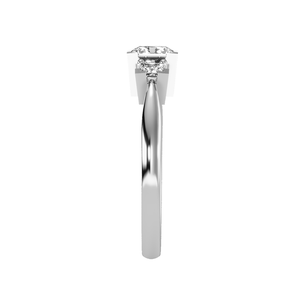 Flashing Tri Stone Ring - Seven