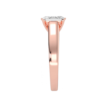 Flawless Solitaire Ring In 925 Sterling Silver - Eleven