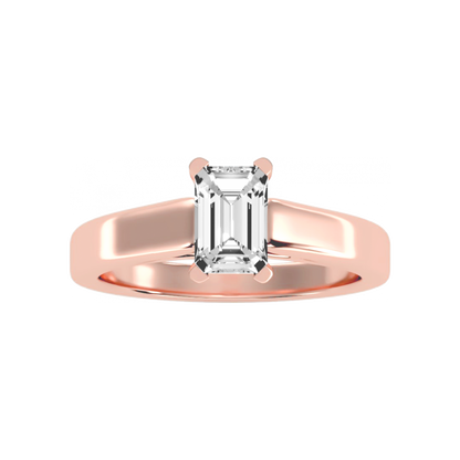 Flawless Solitaire Ring In 925 Sterling Silver - Twelve