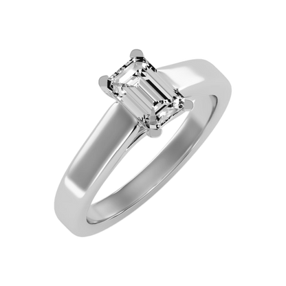 Flawless Solitaire Ring In 925 Sterling Silver - Two