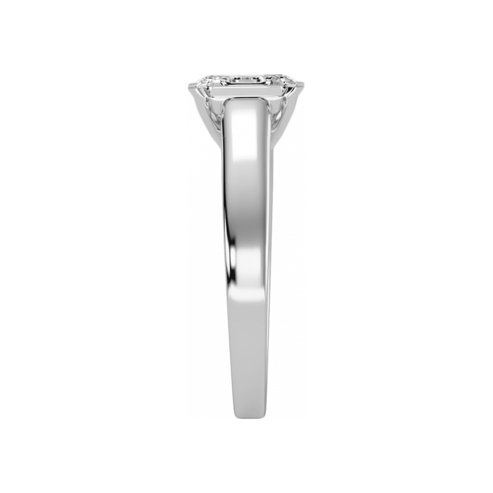 Flawless Solitaire Ring In 925 Sterling Silver - Three