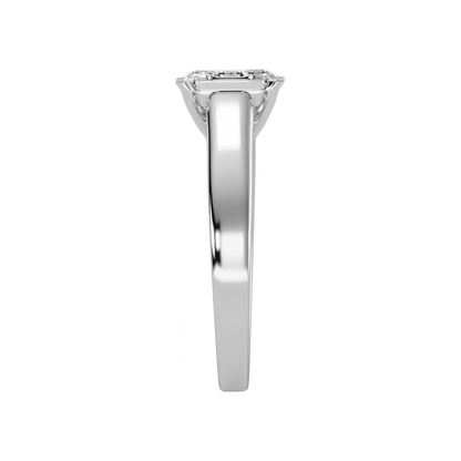 Flawless Solitaire Ring In 925 Sterling Silver - Three