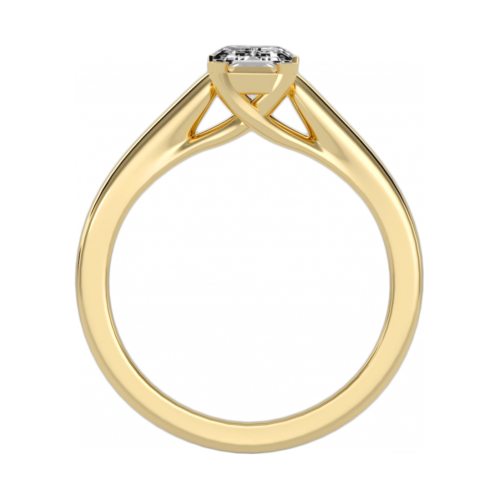 Flawless Solitaire Ring In 925 Sterling Silver - Five