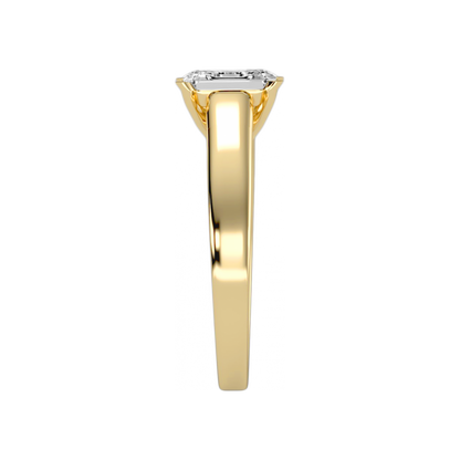 Flawless Solitaire Ring In 925 Sterling Silver - Seven