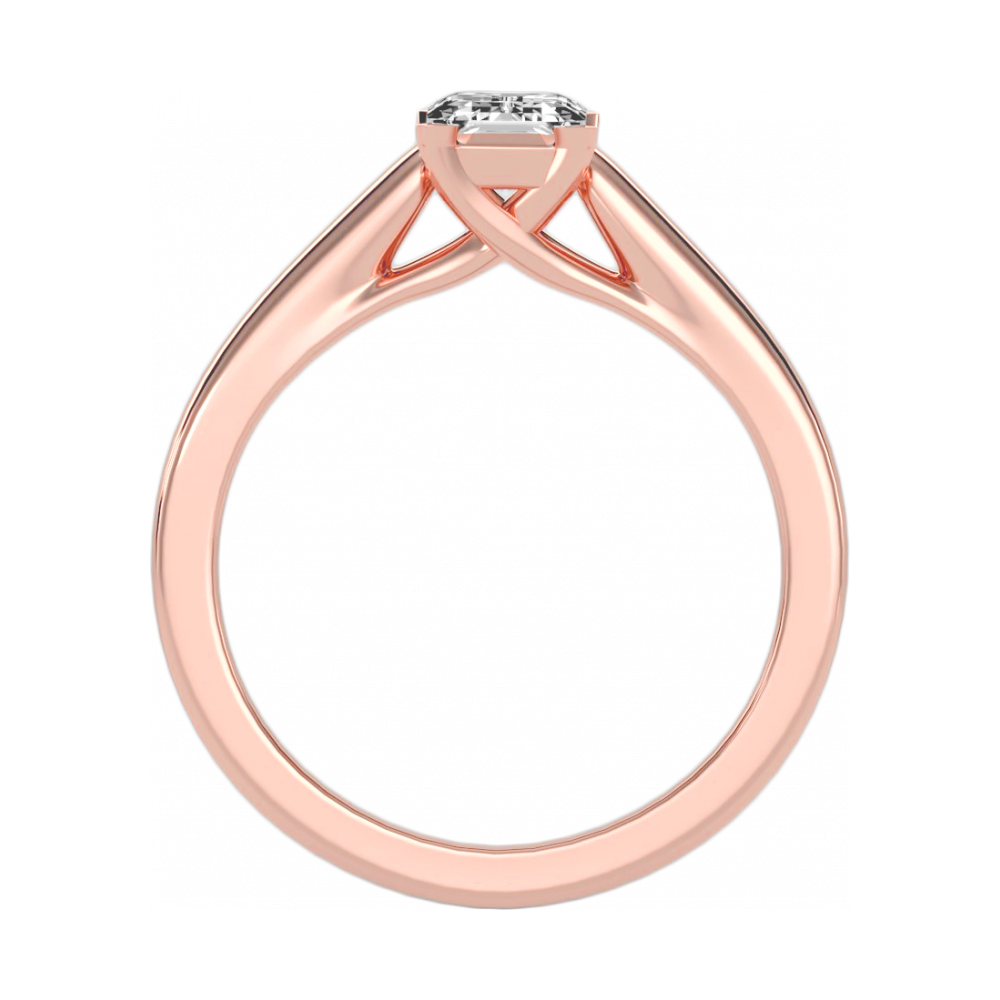 Flawless Solitaire Ring In 925 Sterling Silver - Nine