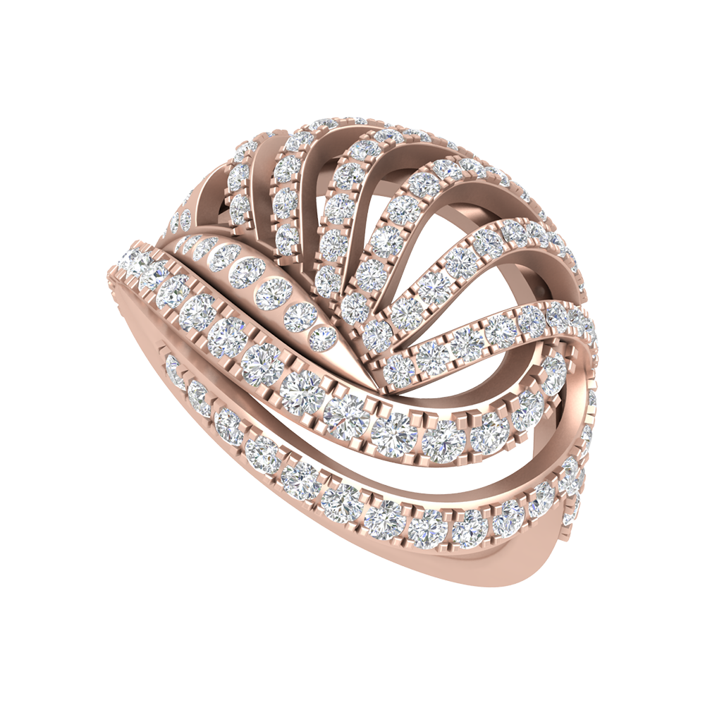 Flickering Loop Cluster Ring - One