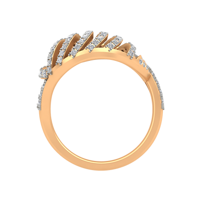 Flickering Loop Cluster Ring In 925 Sterling Silver - Twelve