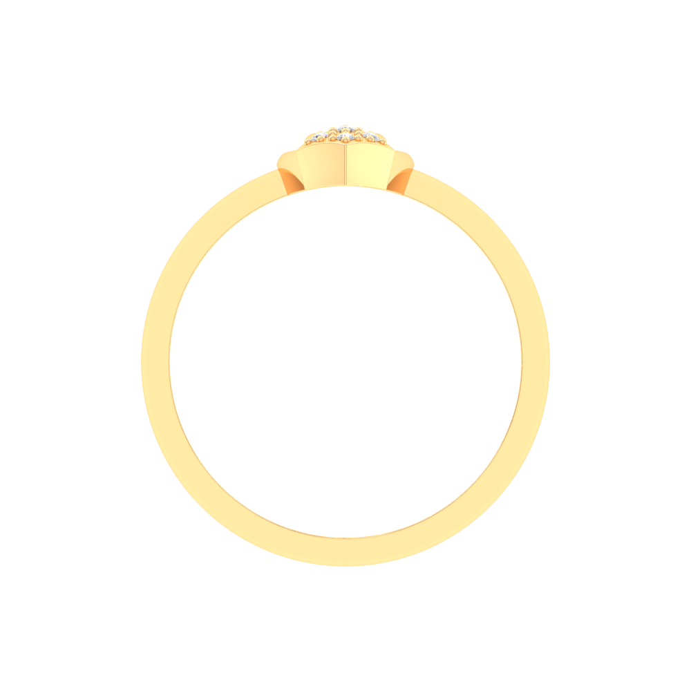 Flicker Hoop Ring In 925 Sterling Silver - Twelve