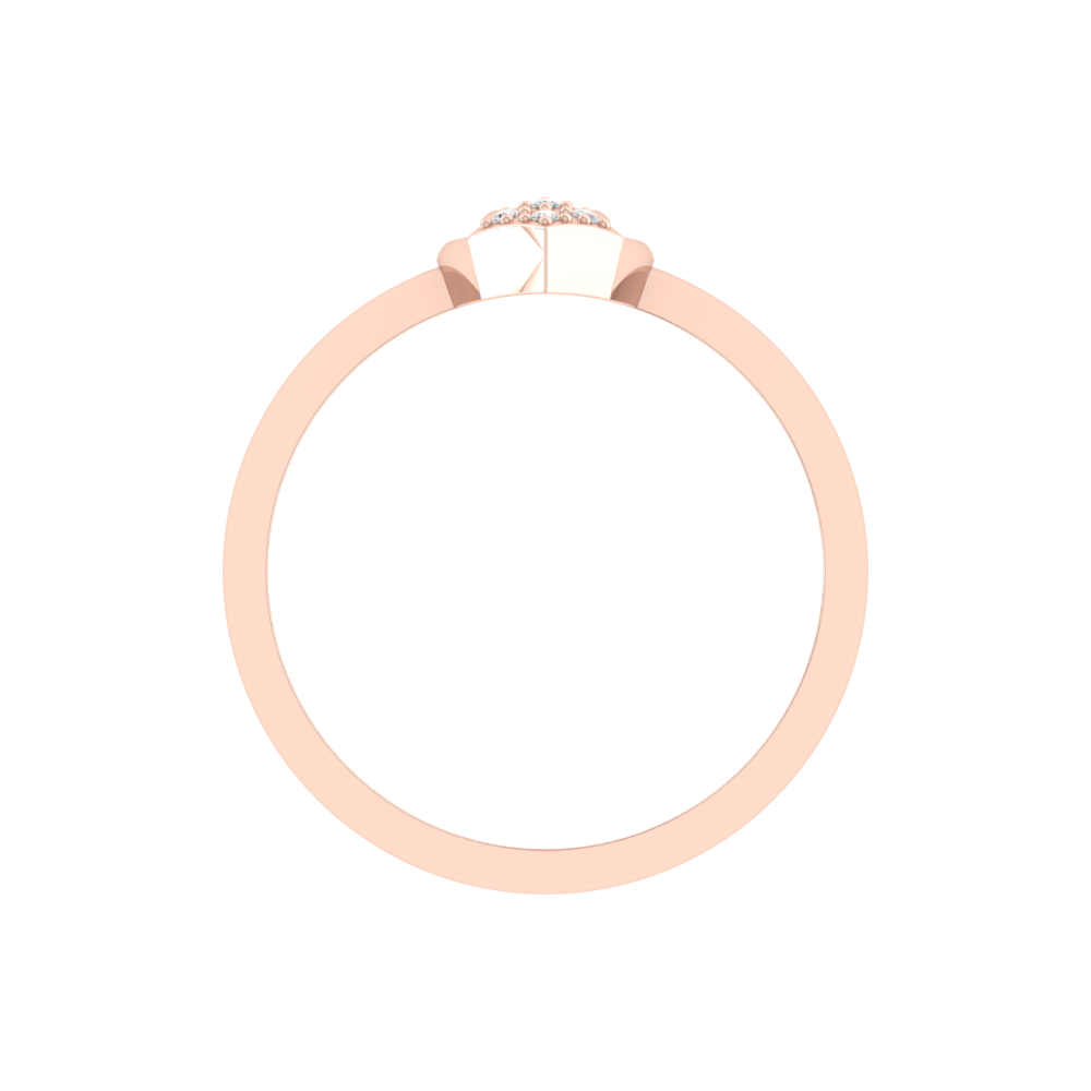 Flicker Hoop Ring In 925 Sterling Silver - Four