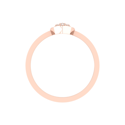 Flicker Hoop Ring In 925 Sterling Silver - Four