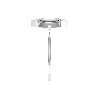 Flicker Hoop Ring In 925 Sterling Silver - Seven