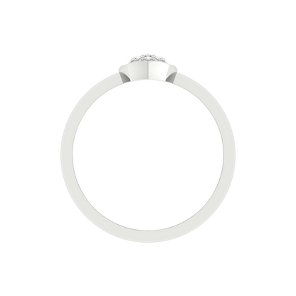Flicker Hoop Ring In 925 Sterling Silver - Eight
