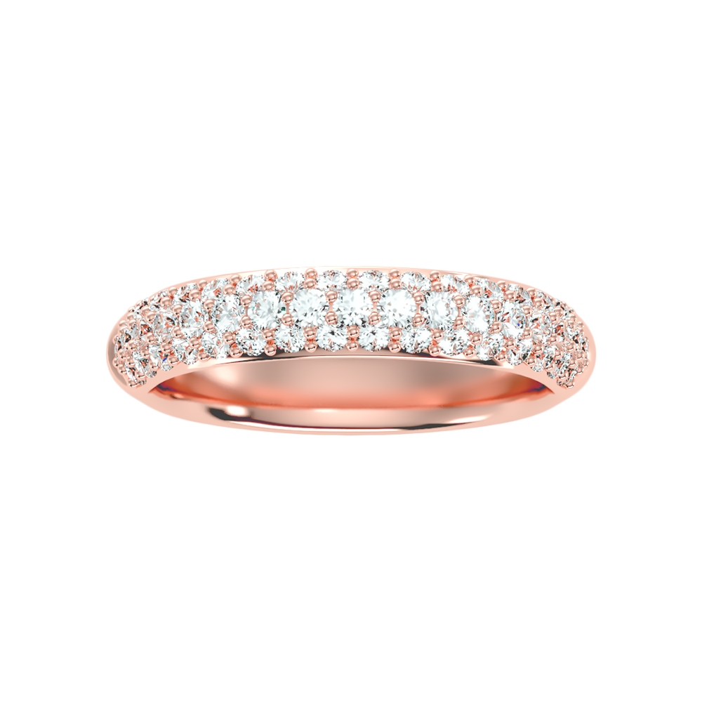 Fling Half Eternity Band In 925 Sterling Silver - Eleven