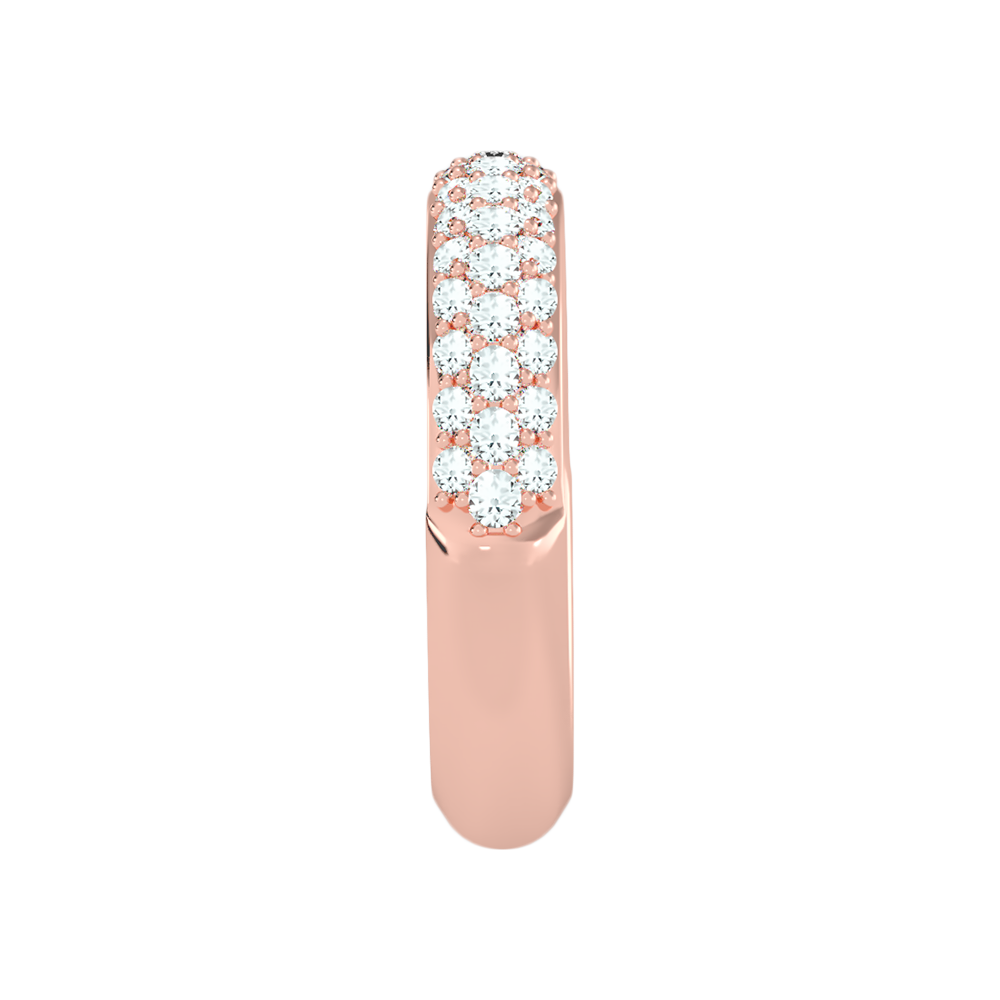 Fling Half Eternity Band In 925 Sterling Silver - Twelve