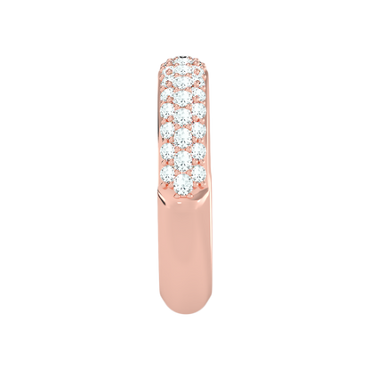 Fling Half Eternity Band In 925 Sterling Silver - Twelve