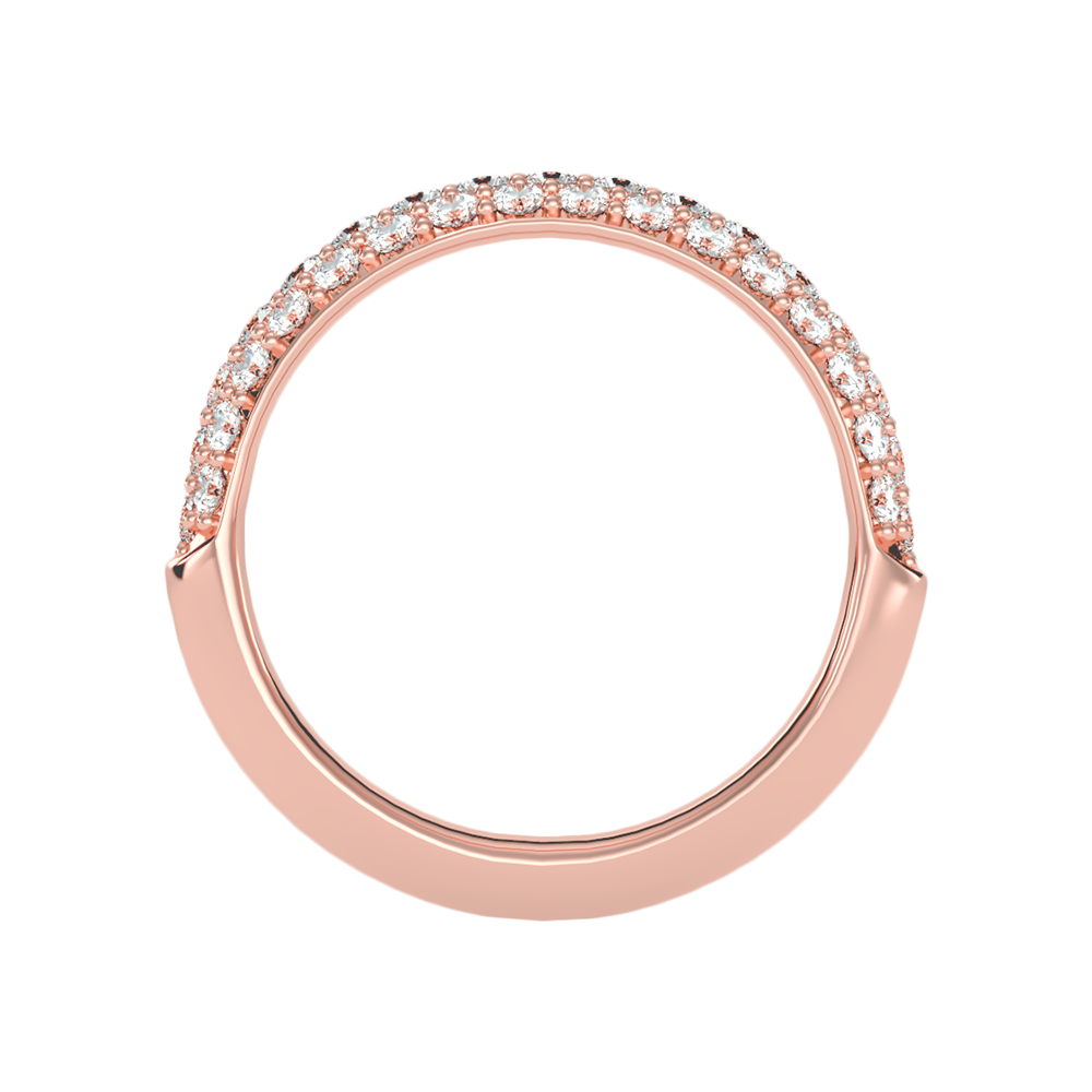 Fling Half Eternity Band In 925 Sterling Silver - Thirteen
