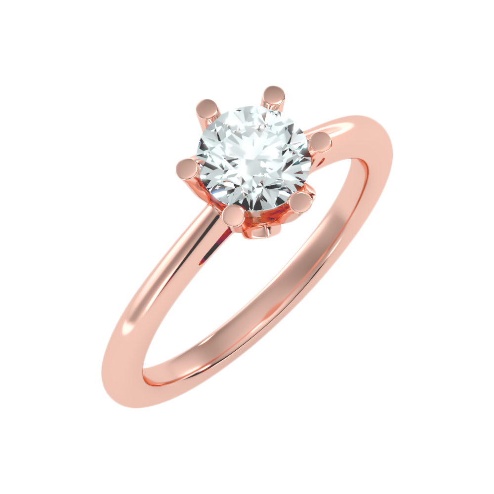 Floraison Classic Solitaire Ring - One