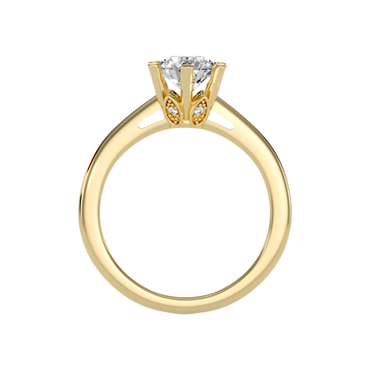 Floraison Classic Solitaire Ring - Twelve