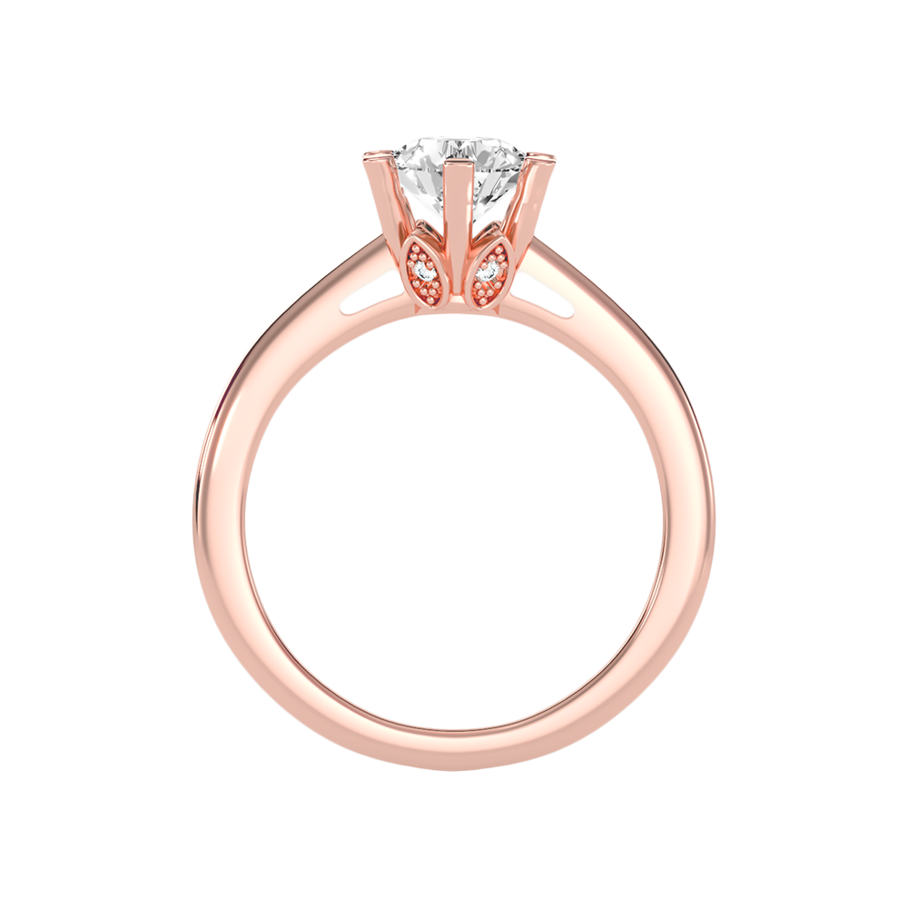Floraison Classic Solitaire Ring - Two