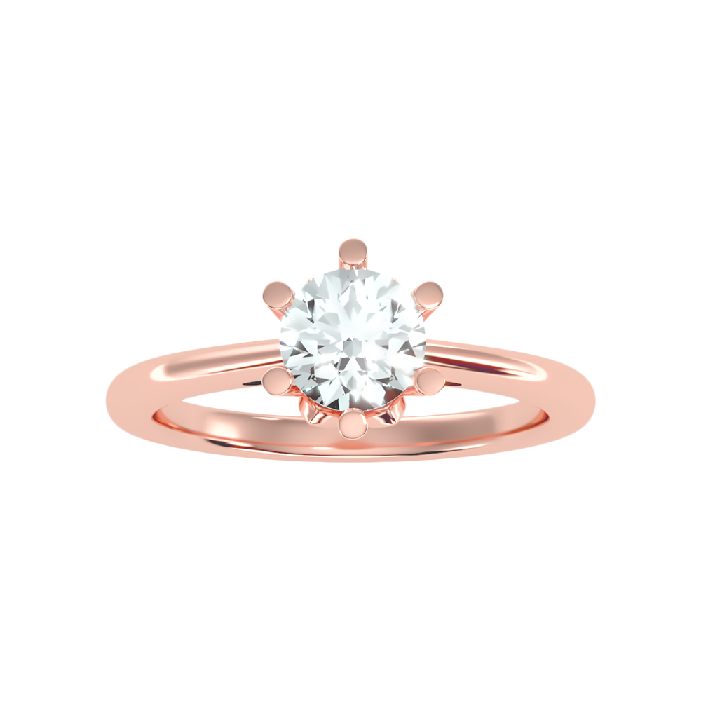 Floraison Classic Solitaire Ring - Three