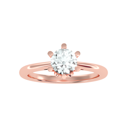 Floraison Classic Solitaire Ring - Three