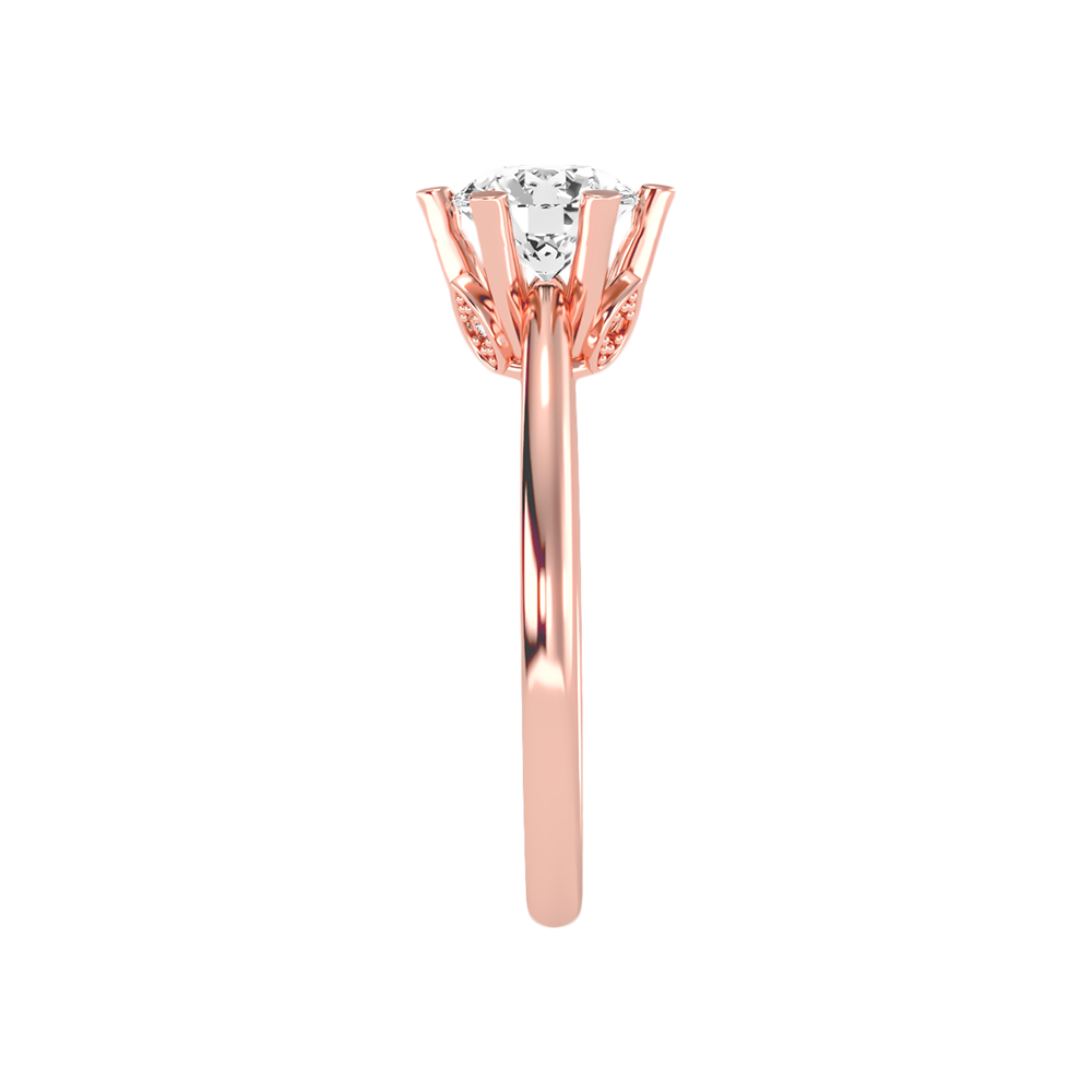 Floraison Classic Solitaire Ring - Four