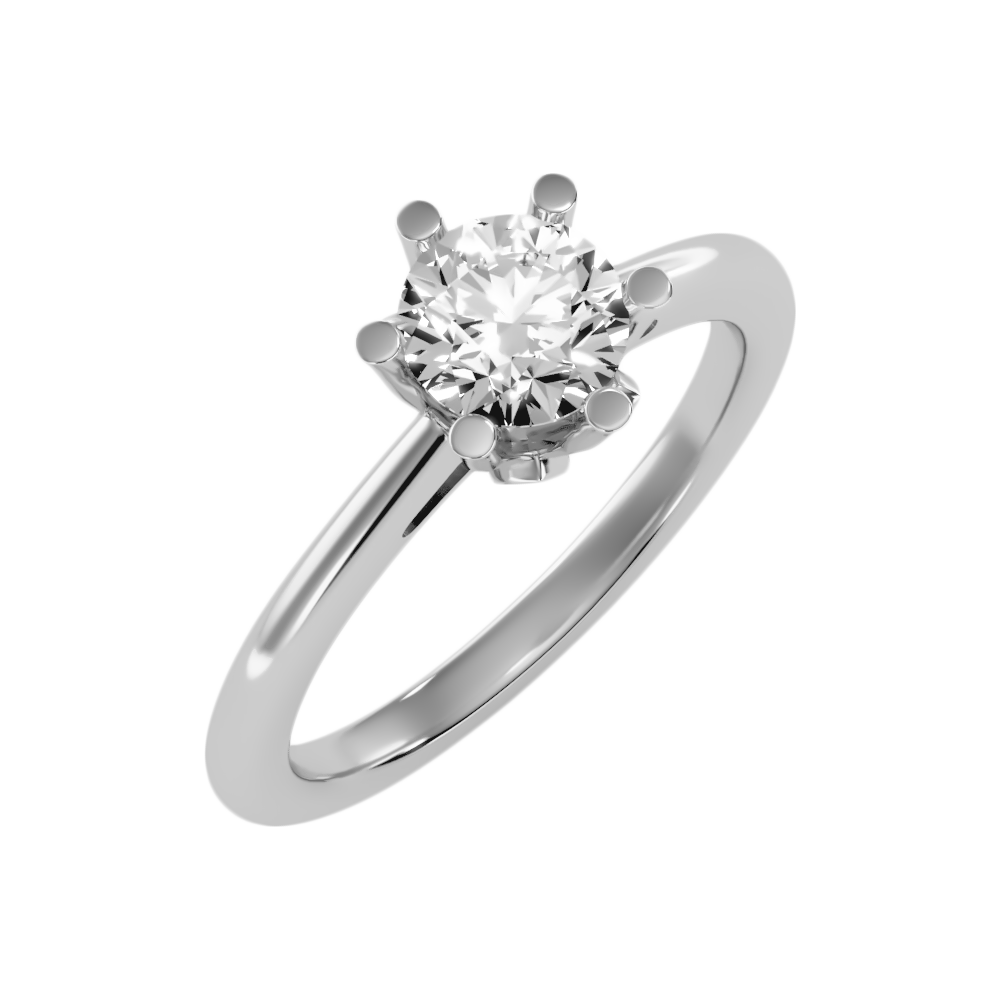 Floraison Classic Solitaire Ring - Five