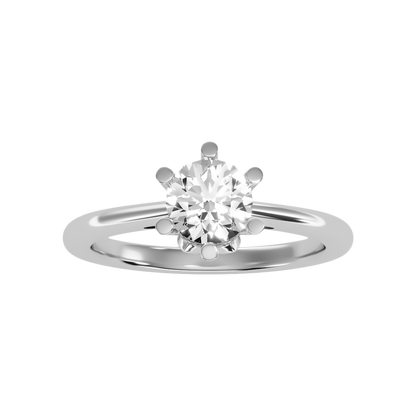 Floraison Classic Solitaire Ring - Six