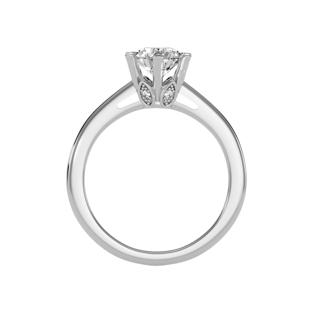 Floraison Classic Solitaire Ring - Eight