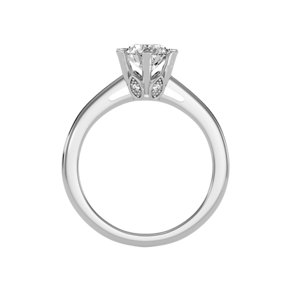 Floraison Classic Solitaire Ring - Eight