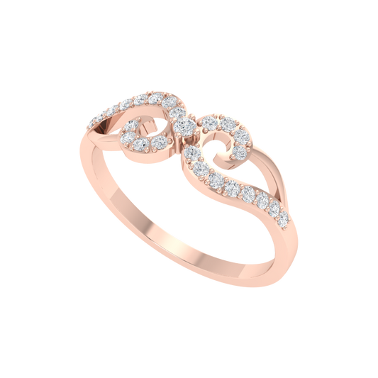 Floral Eve Ring In 925 Sterling Silver - One