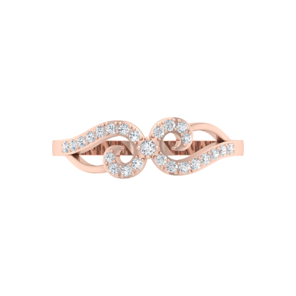 Floral Eve Ring In 925 Sterling Silver - Two