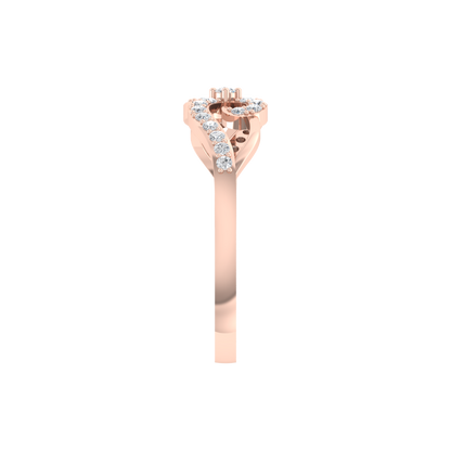 Floral Eve Ring In 925 Sterling Silver - Three